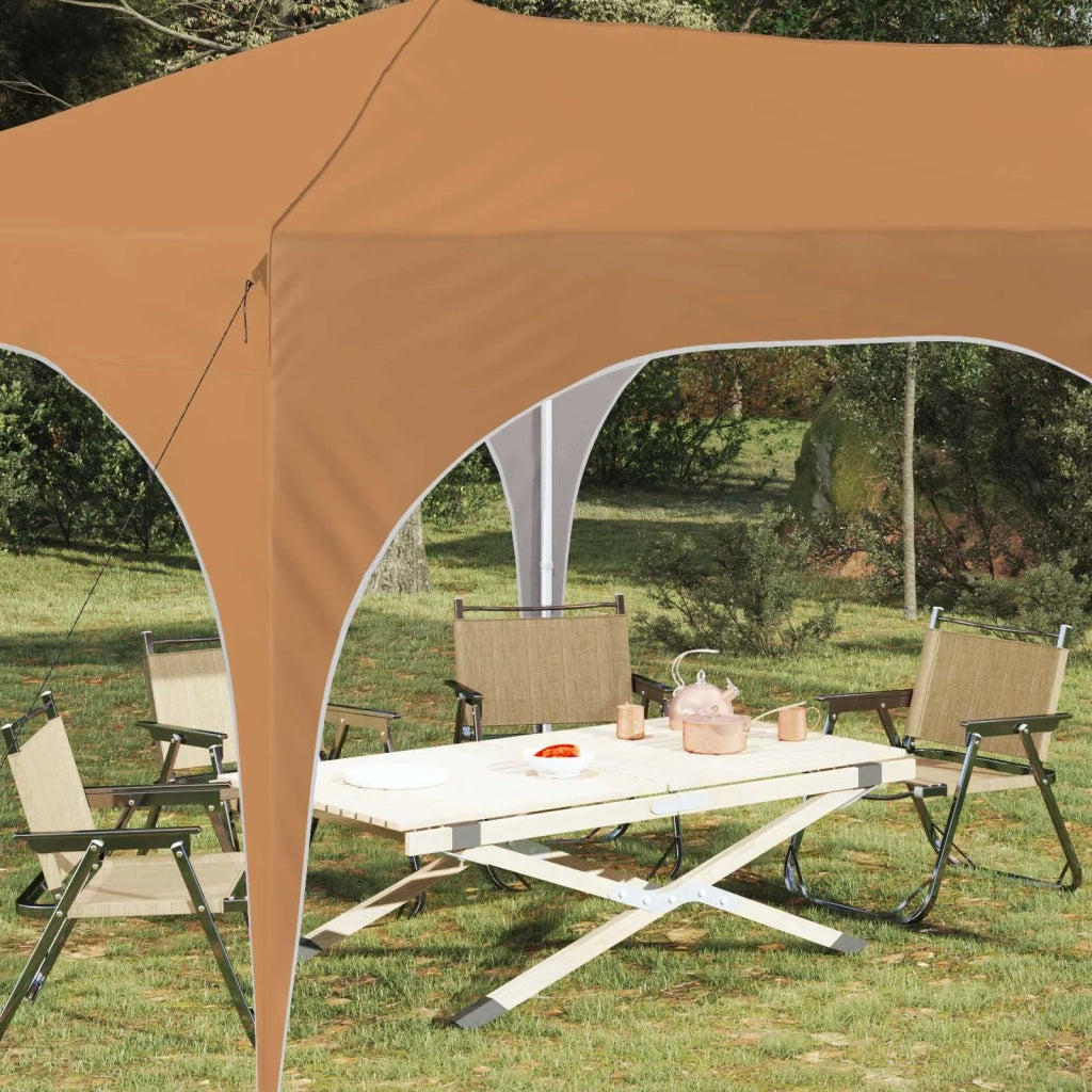 Tenda per feste a pop-up-Gazebo Beige 575 x 288 x 245 cm 238044