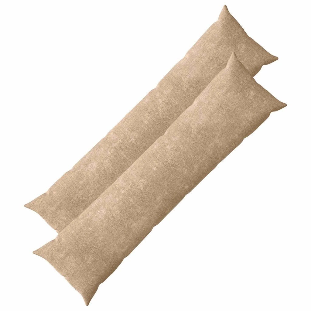 Federa 2 pz HEERLEN Tortora 40 x 145 cm Tessuto Chenille 908934