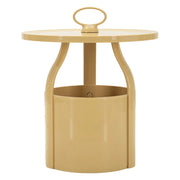 Tavolino VKH1094, Beige, Plastica, 44x44x43 cm