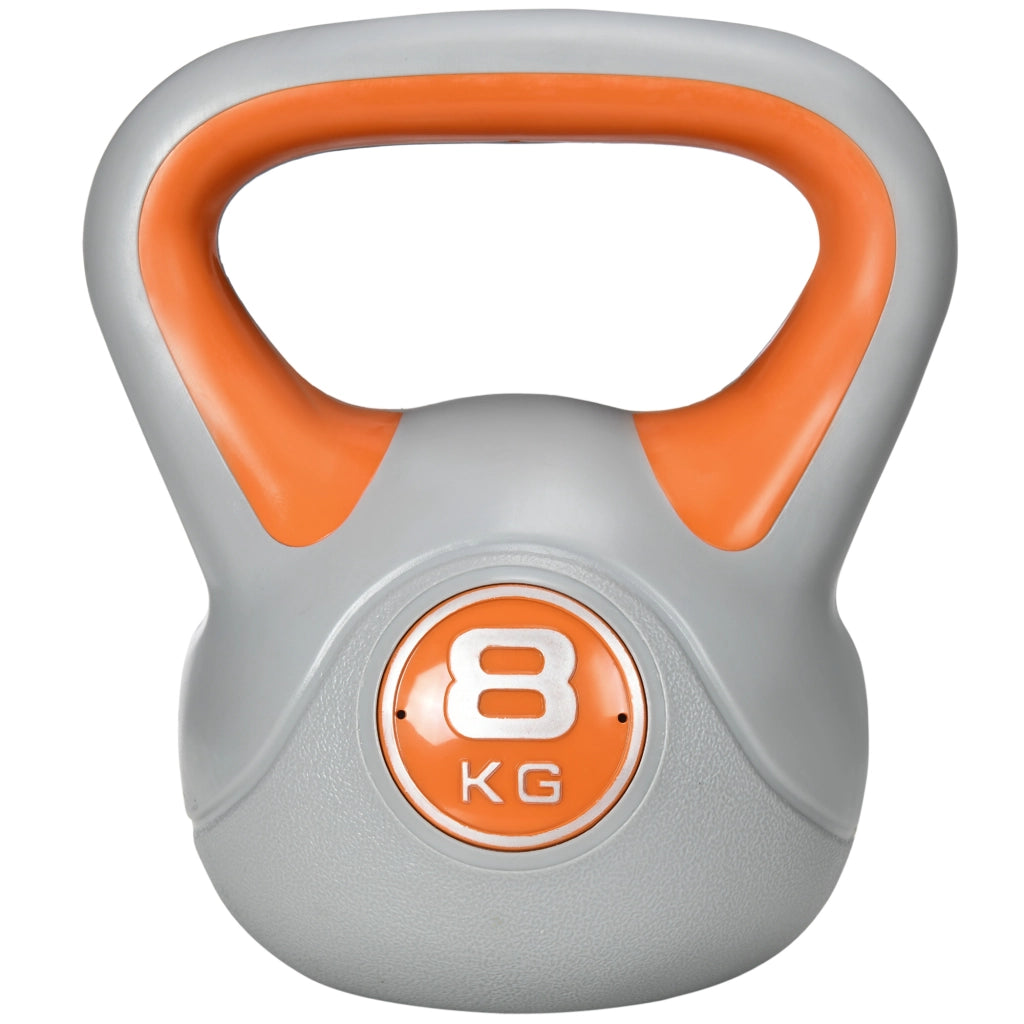 Kettlebell 8 kg ¨C zephmum ¨C arancione 20x14x24 cm
