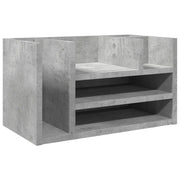 Organizer Scrivania Grigio Cemento 44,5x24x25 Legno Multistrato CFW6036428