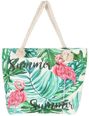 Borsa da Spiaggia XXL Impermeabile - Borsa da Spiaggia con Cerniera - Borsa da Spiaggia in Rete - Borsa da Spiaggia con Chiusura a Cerniera - Borsa da Spiaggia Ibiza - Adatta per Vacanze - Borsa da Spesa
