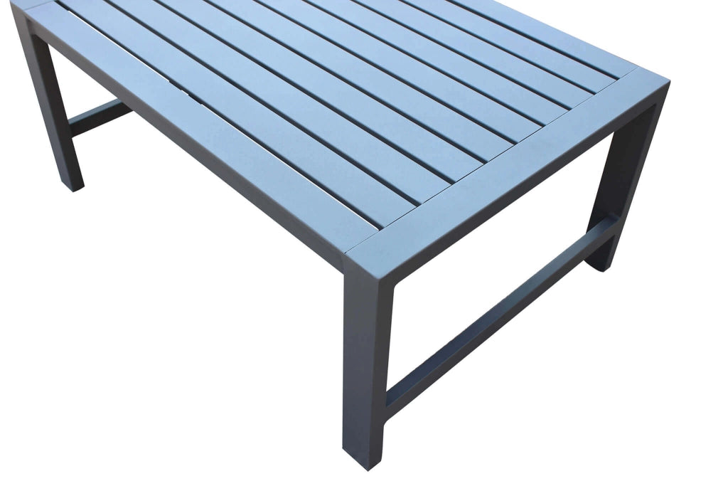 Salotto da Giardino 4 posti in Alluminio cm 184x70x64 - LEX