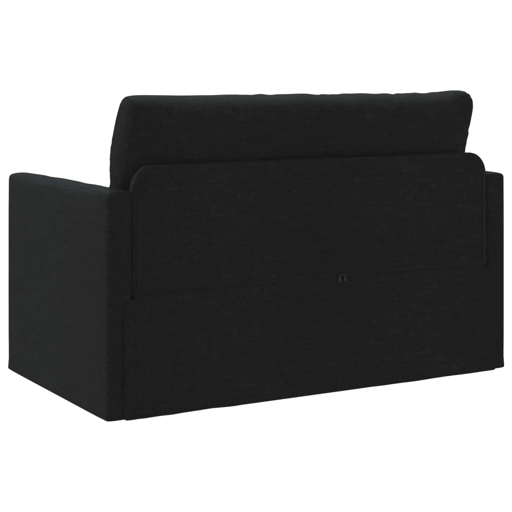 Divano letto 110cm Nero Tessuto 4106693