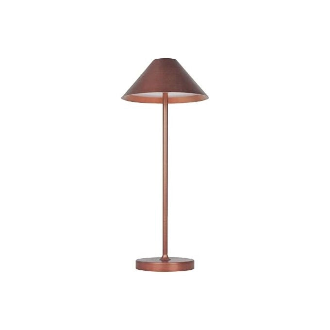 GBC Lampada da Tavolo Liberty Rame in Alluminio Ricaricabile 3W 3000k