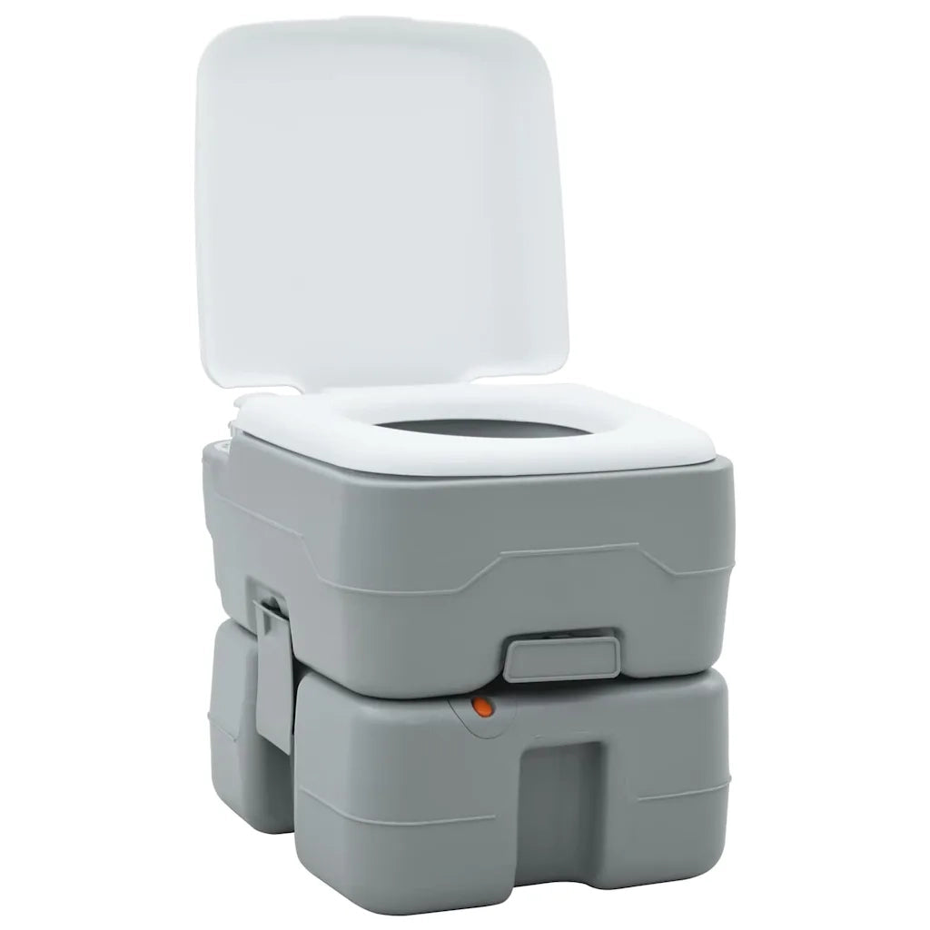 Toilette da Campeggio Grigio e Bianco 41,5 x 36,5 x 37,5 cm 42001437
