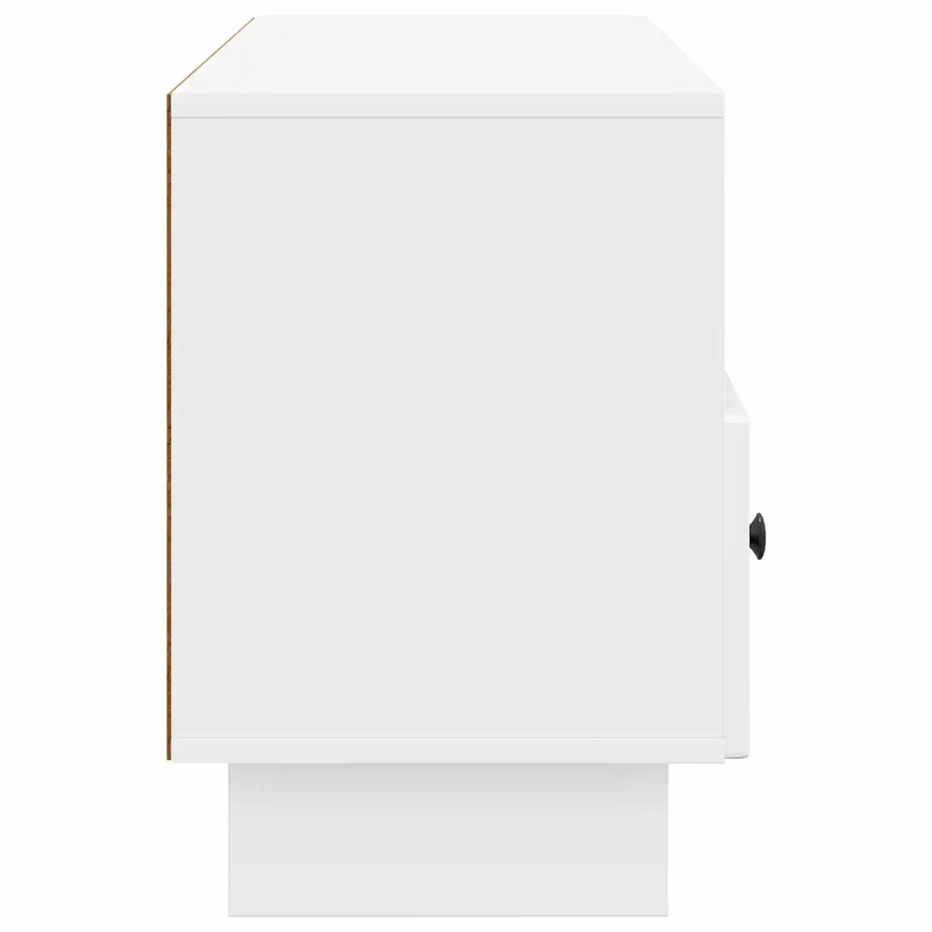 Mobile TV Bianco Lucido 102 x 34,5 x 50 cm Legno ingegnerizzato 893989