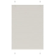 Tenda Plissettata Grigio Chiaro 95x150 cm Larghezza Tessuto