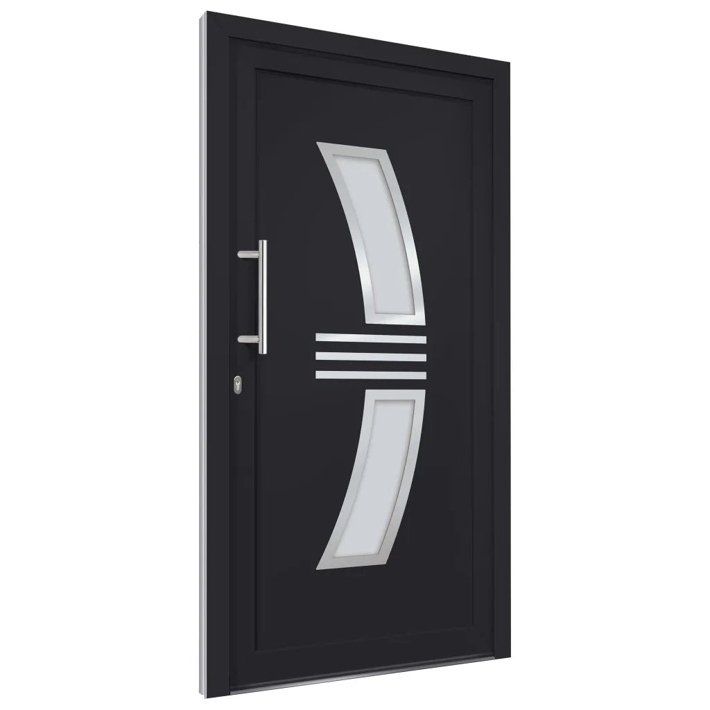 Porta di Ingresso Antracite 88x200 cm cod mxl 62403