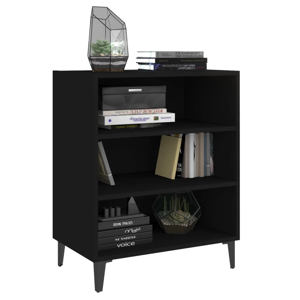 Credenza Nera 57x35x70 cm in Truciolato cod mxl 65640