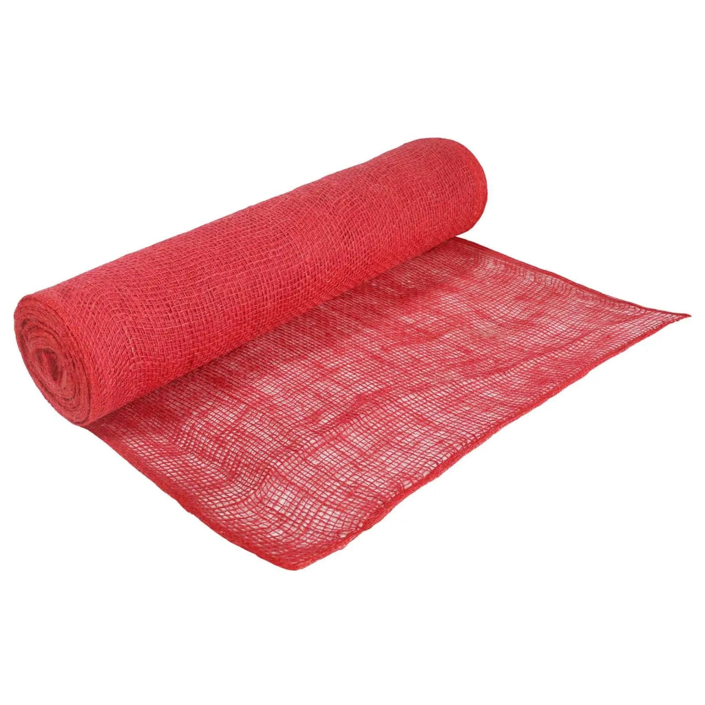 Rotolo di Juta 50 x 500 cm Rosso 42012048