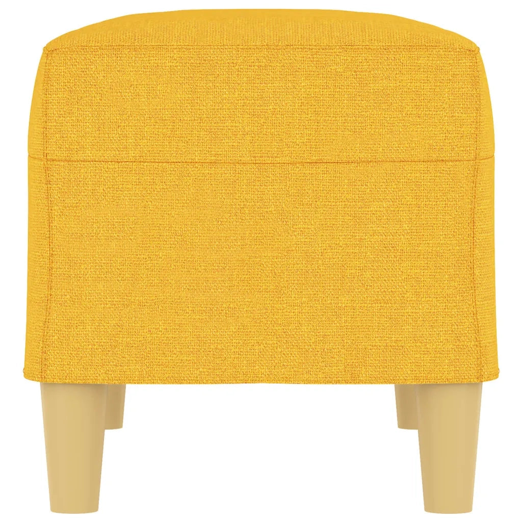 Panca Giallo Chiaro 70x35x41 cm in Tessuto 349372