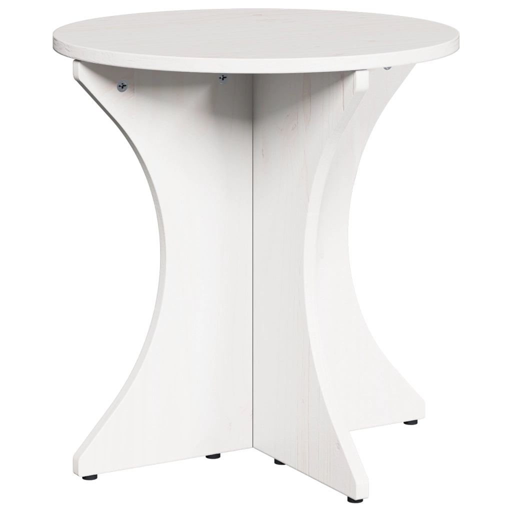 vidaXL Tavolino da salotto 2 pcs Bianco 46 x 46 x 47 cm