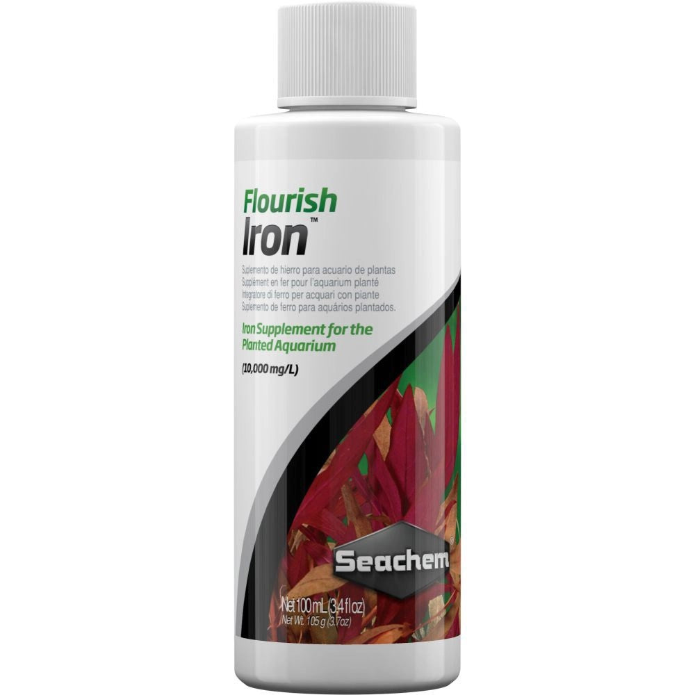 Seachem Flourish Iron - Integratore di Ferro per Piante d'acqua Dolce Formato: 100 ml