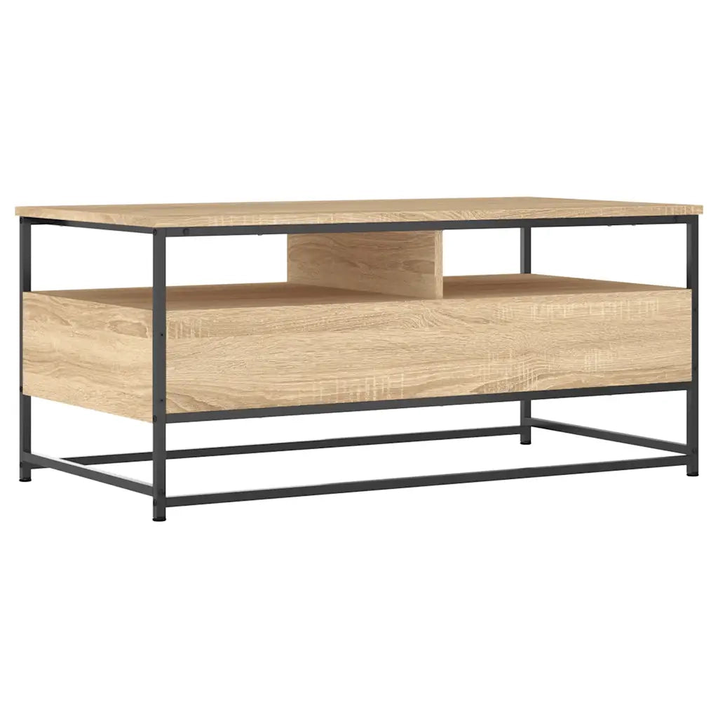 Tavolino da Salotto Rovere Sonoma 100x51x45cm Legno Multistrato 835285