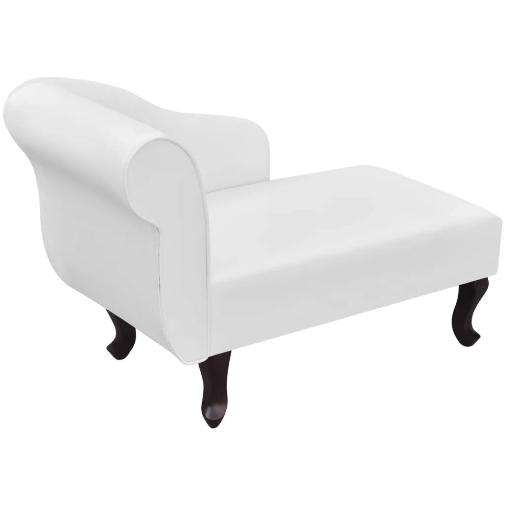 Sedia a Sdraio Bianca in Similpelle CFW7278700