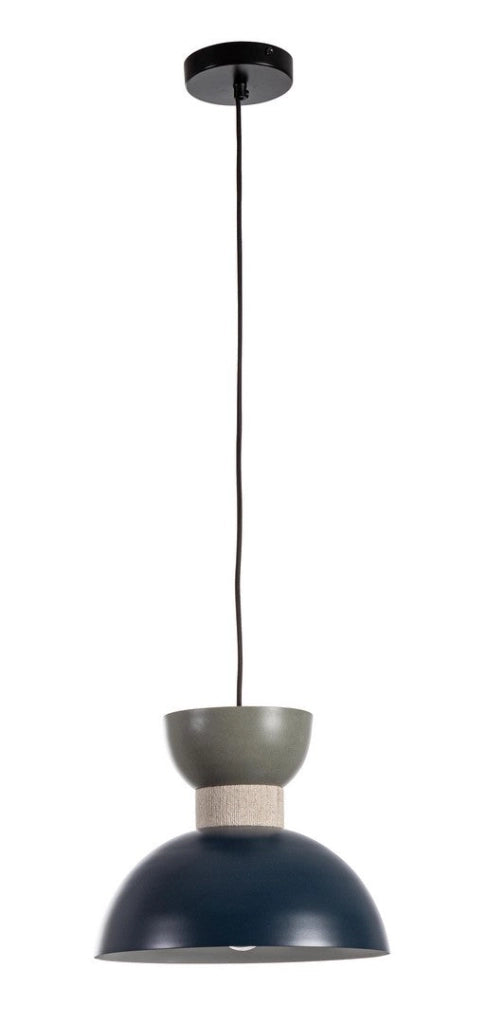 Lampadario a Sospensione in Metallo con Dettaglio in Cotone D21 - SHIORI