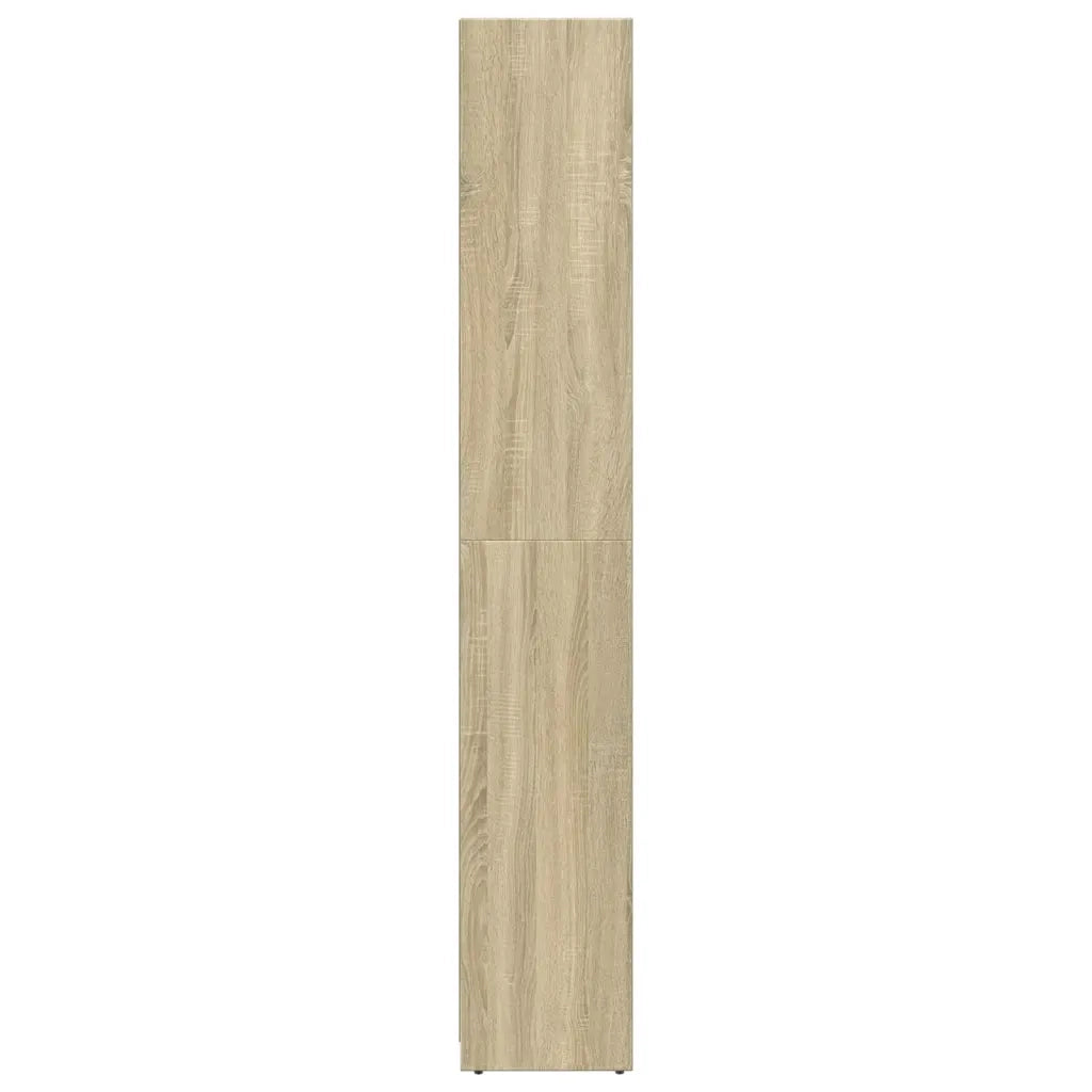 vidaXL Mobile da Bagno Rovere Sonoma 30x30x183,5 cm Legno Multistrato