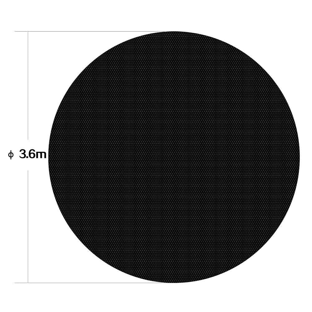Copertura a bolle rotonda da 3,6 m per piscina solare per riscaldamento piscina nera 16_0000310