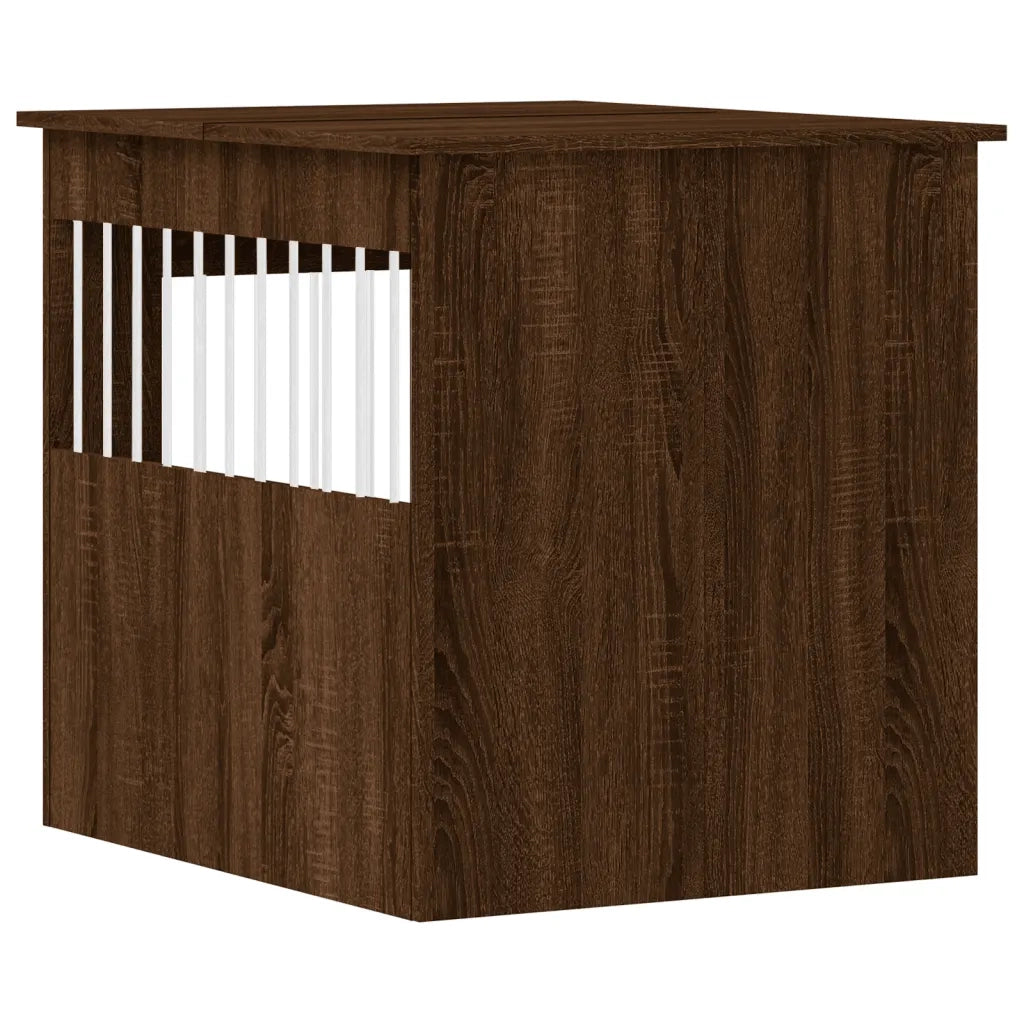 Gabbia Cani Arredamento Rovere Marrone 64,5x80x71cm Multistrato CFW8354074