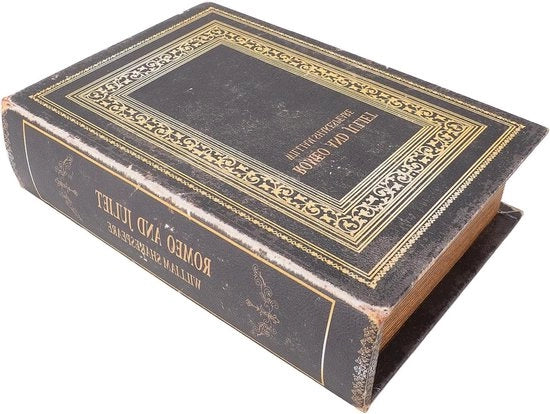 Cassa per Libri in Legno con Simulazione di Pelle Vintage, Stile Europeo per Casa, Hotel o Ufficio