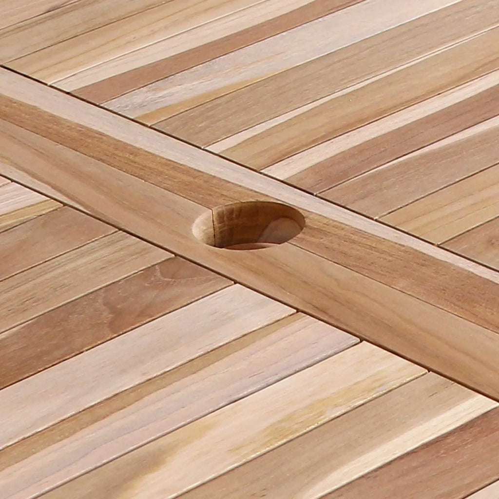 Tavolo da Giardino Pieghevole Naturale 120 x 70 x 75,5 cm 42028479