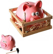 Spazzola per adulti con forma di maiale in ceramica durevole design magico per bambini e adulti 14 x 12 cm