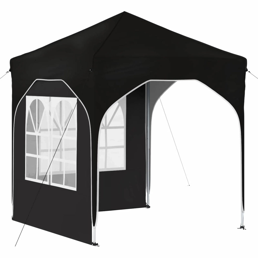 Tenda per feste a pop-up-Gazebo 192 x 192 x 245 cm Nero 353301