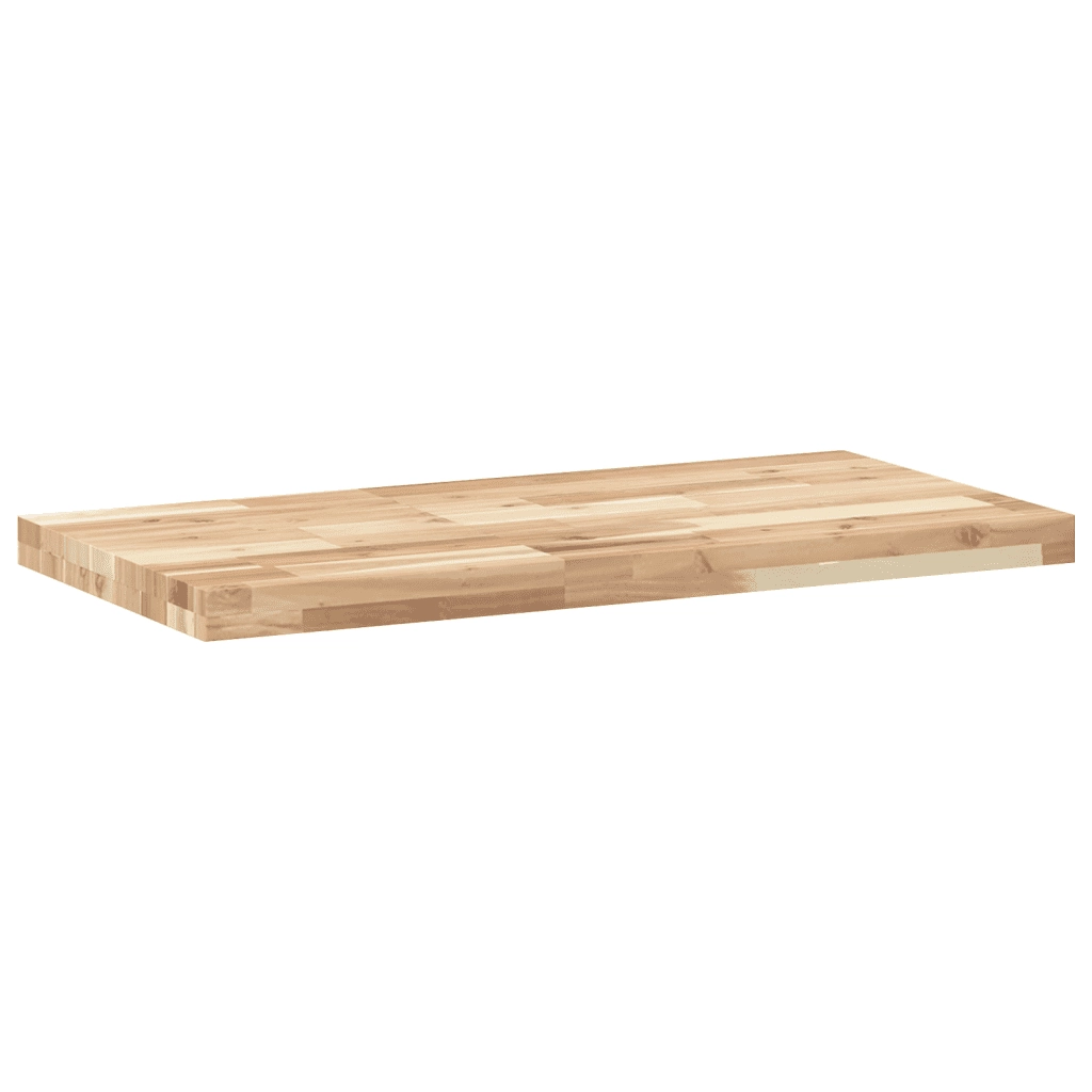 Piano da Bagno Non Trattato 100x40x4cm Legno Massello di Acacia 3279673