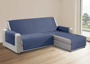 Copridivano Per Divani Con Penisola Lato Sinistro Modello Sphere Blu - 280 cm - Blu