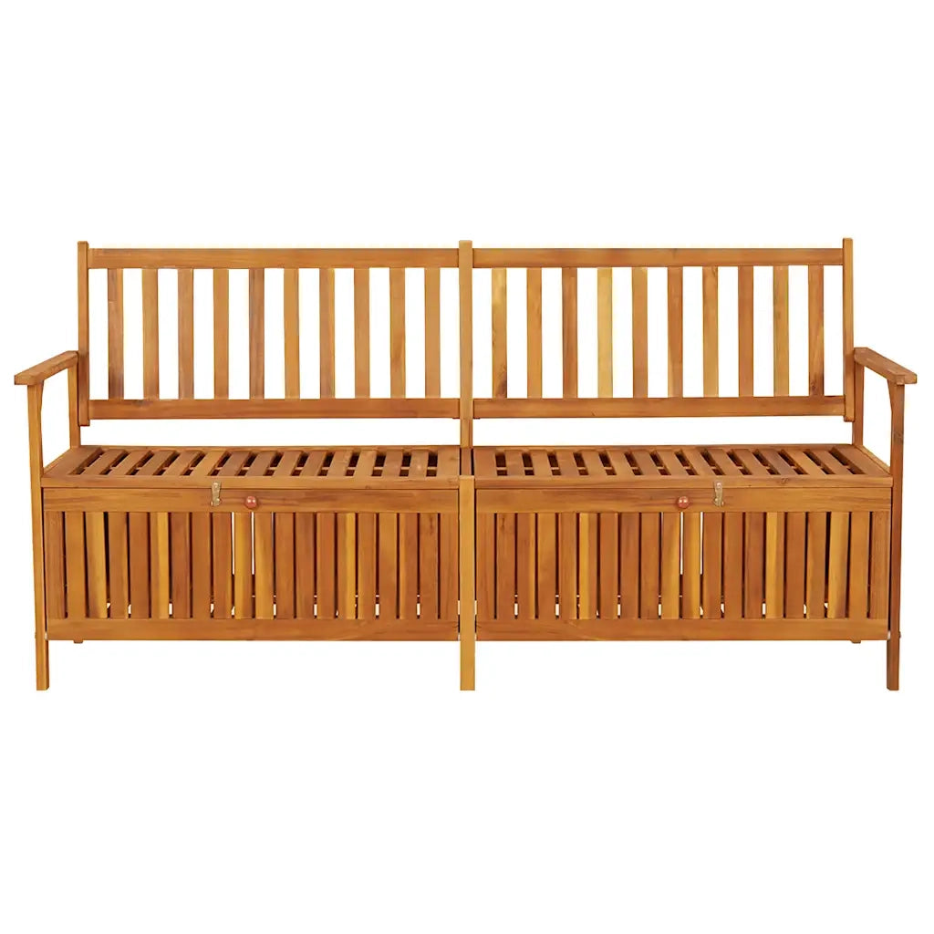 CassaPanca da Giardino | Panchina 170 cm in Legno Massello di Acacia