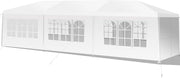 Gazebo da Giardino 3 x 9 m, Tendone per Feste con 8 Pannelli Laterali Rimovibili, Impermeabile Protezione UV, per Matrimonio Eventi e Barbecue