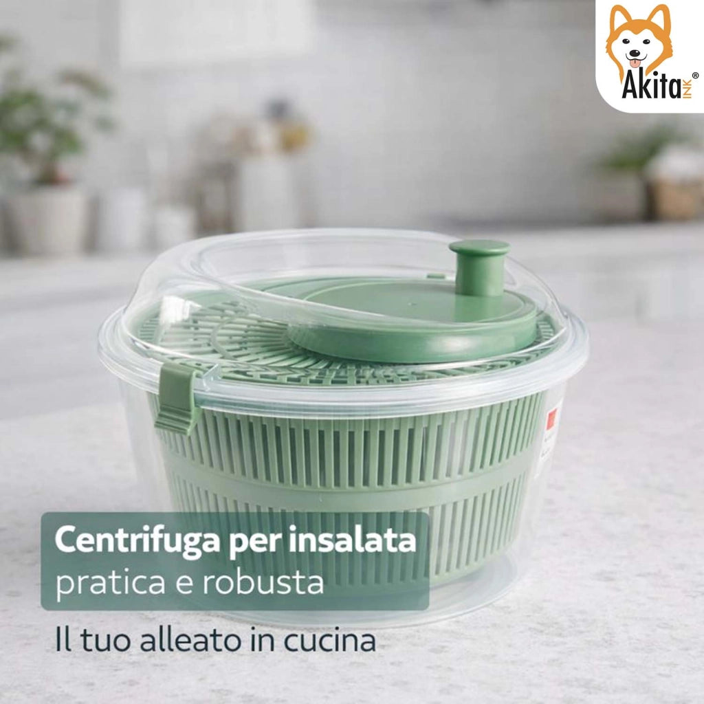 Akitaink Centrifuga Insalata 4,4 L BPA Free