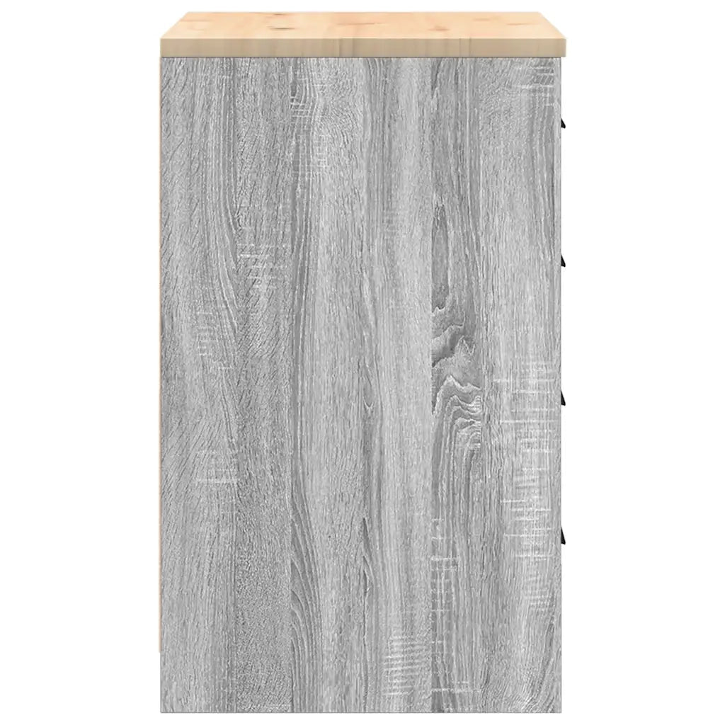 Armadietto da Garage Grigio Sonoma 60x51x85 cm CFW1486814