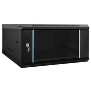 Armadio di rete moderno dal design industriale nero 60 x 60 x 35 cm in acciaio nero 02_0059064