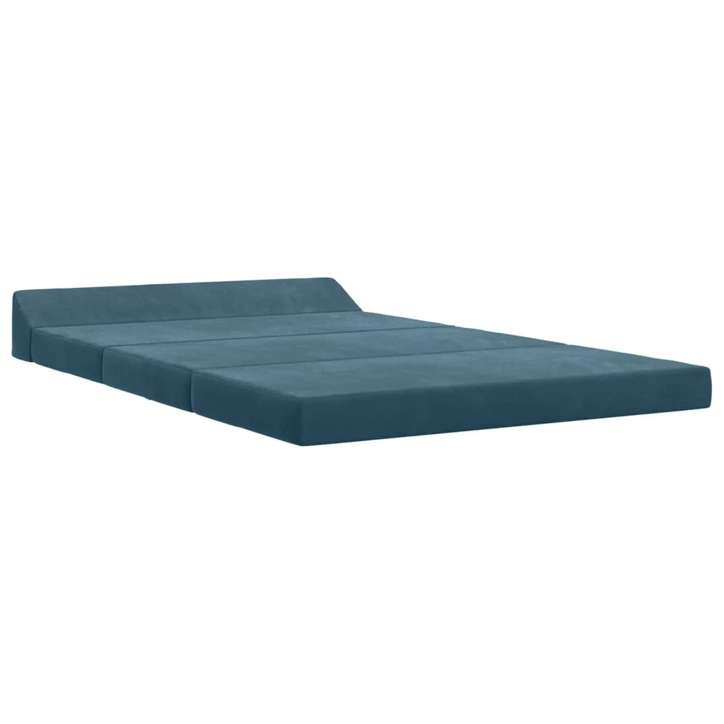 Divano Letto Pieghevole Blu 120 x 60 x 49 cm Tessuto 900040