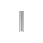 Plafoniera Moderna A Cilindro Dag 1 Luce Gu10 In Ferro Laccato Argento