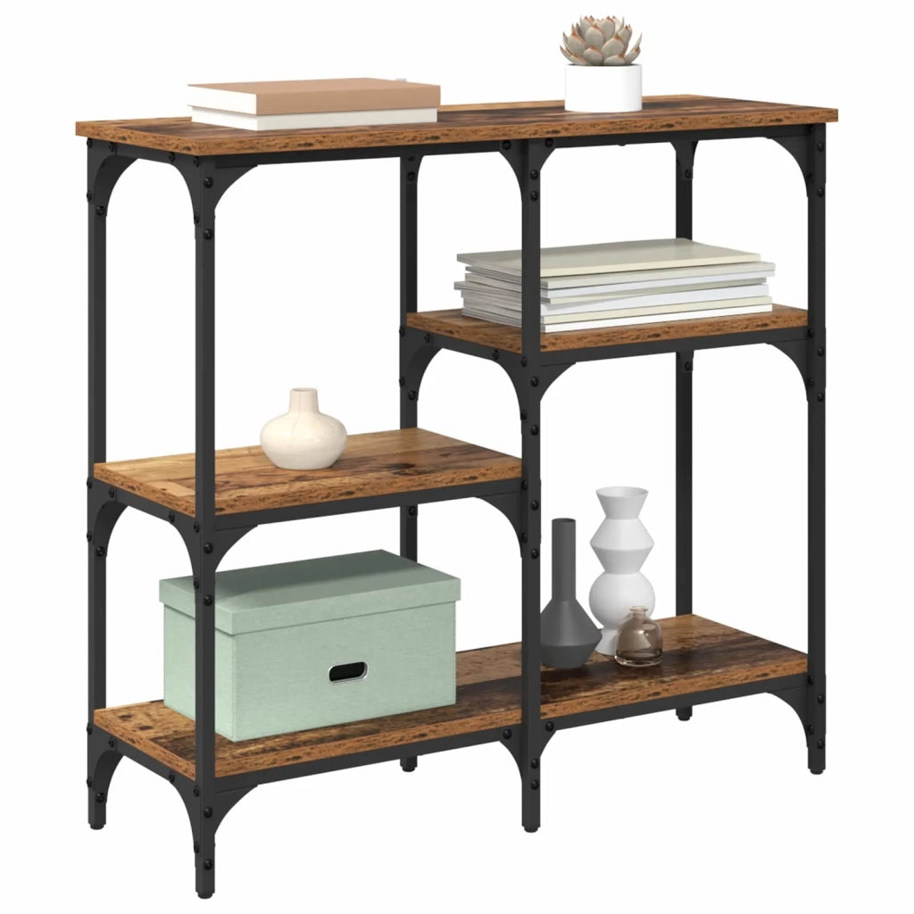 Tavolo consolle Legno vecchio 80 x 29 x 75 cm Legno multistrato
