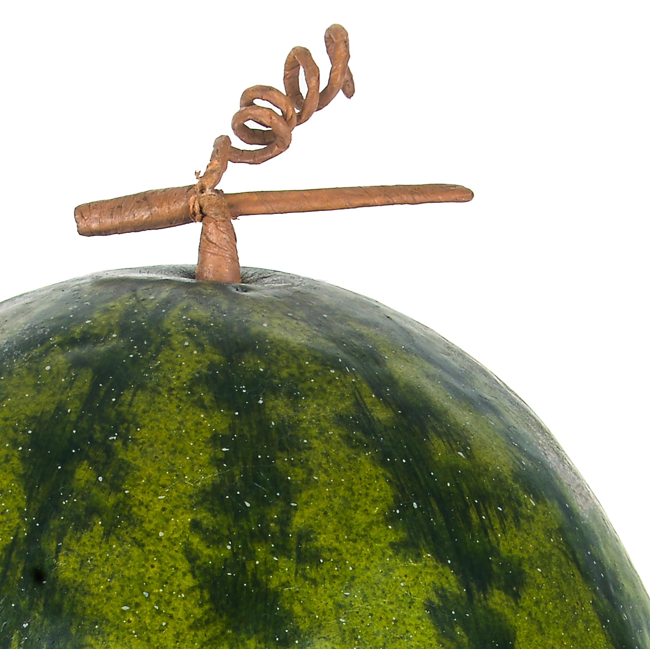 Cocomero Ovale Artificiale Larghezza 26 cm