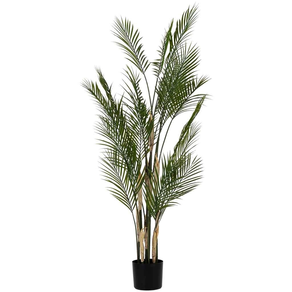 Albero artificiale decorativo kwai con 23 foglie verde 92x92x150
