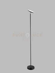 Piantana in metallo colore neero Febe Interruttore on/off a pedale LED 18W 3000K CRI?80 220-240V 50/60Hz 1400Lm