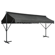 Tenda Parasole con Piedistallo 500x300 cm Antracite cod mxl 59318