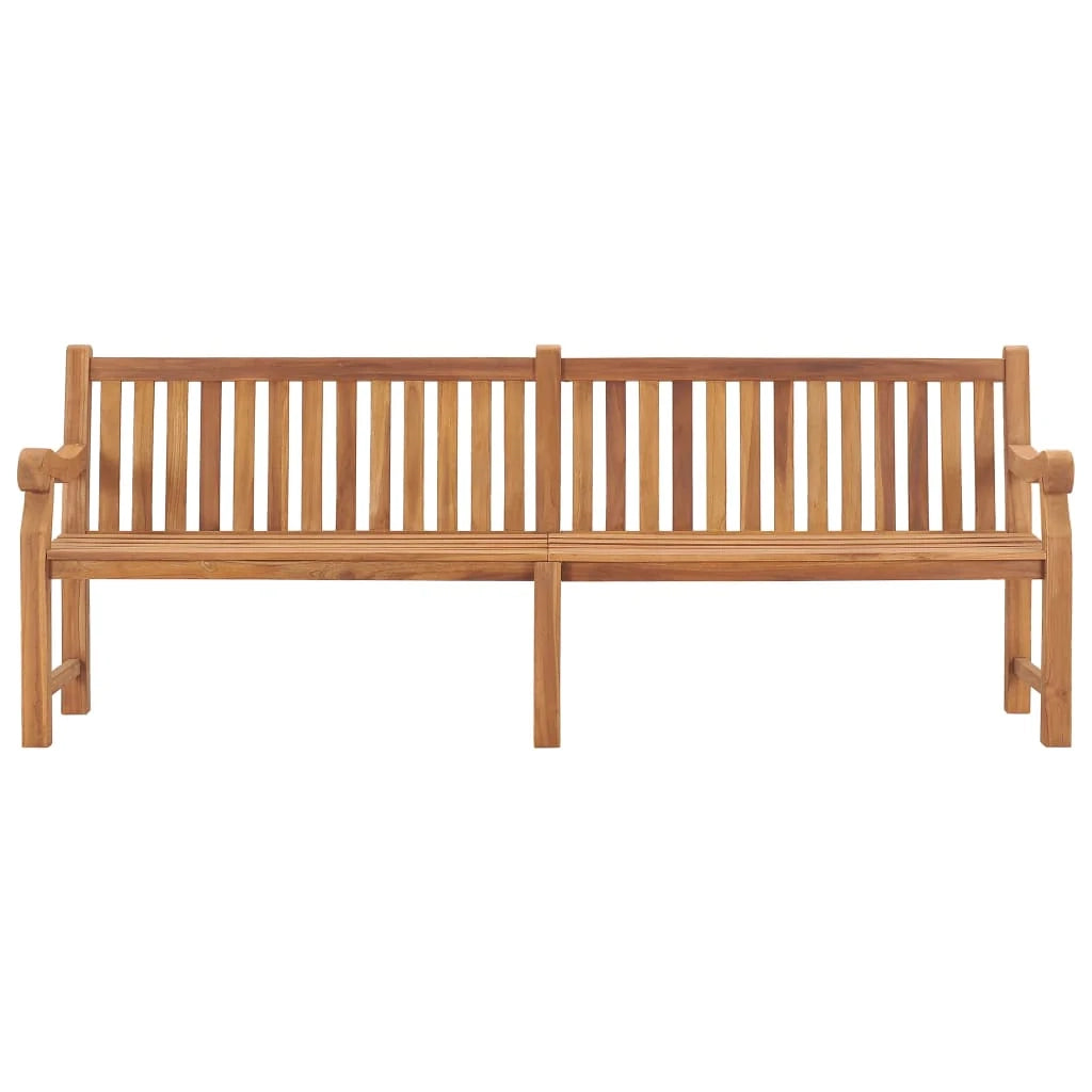 Panca da giardino mobili da esterno per patio terrazza 228 x 69 x 92 cm legno massello di teak 02_0011304