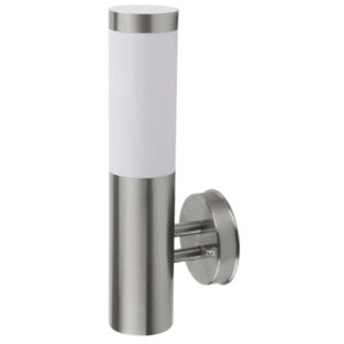 APPLIQUE ARES E27 H38CM IP44 IN ACCIAIO INOX