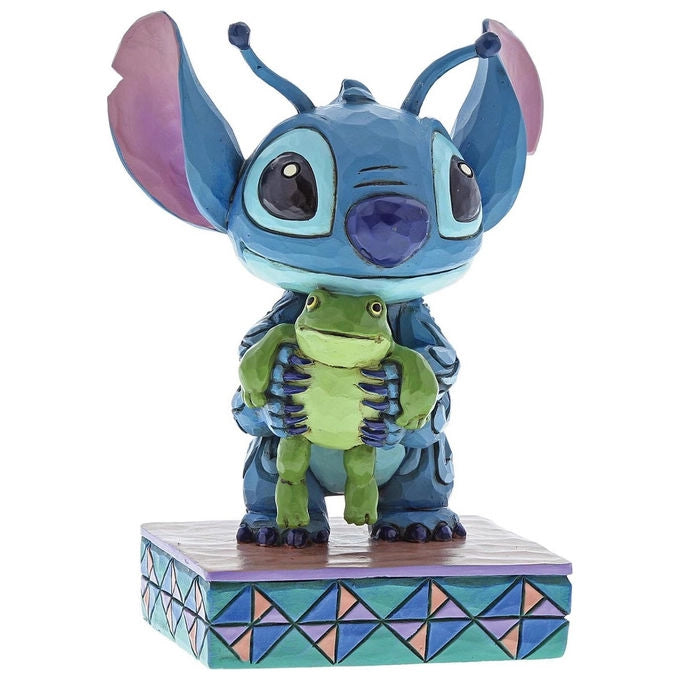 Enesco, Statuetta Ornamentale Blu in Pietra, 9.5x11x14.8 cm