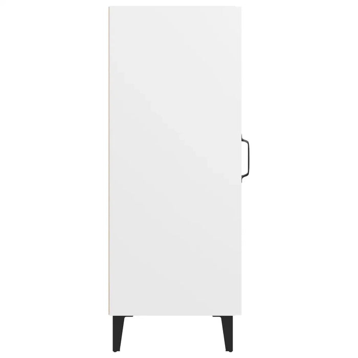 Credenza Bianca 34,5x34x90 cm in Legno Multistrato 812330