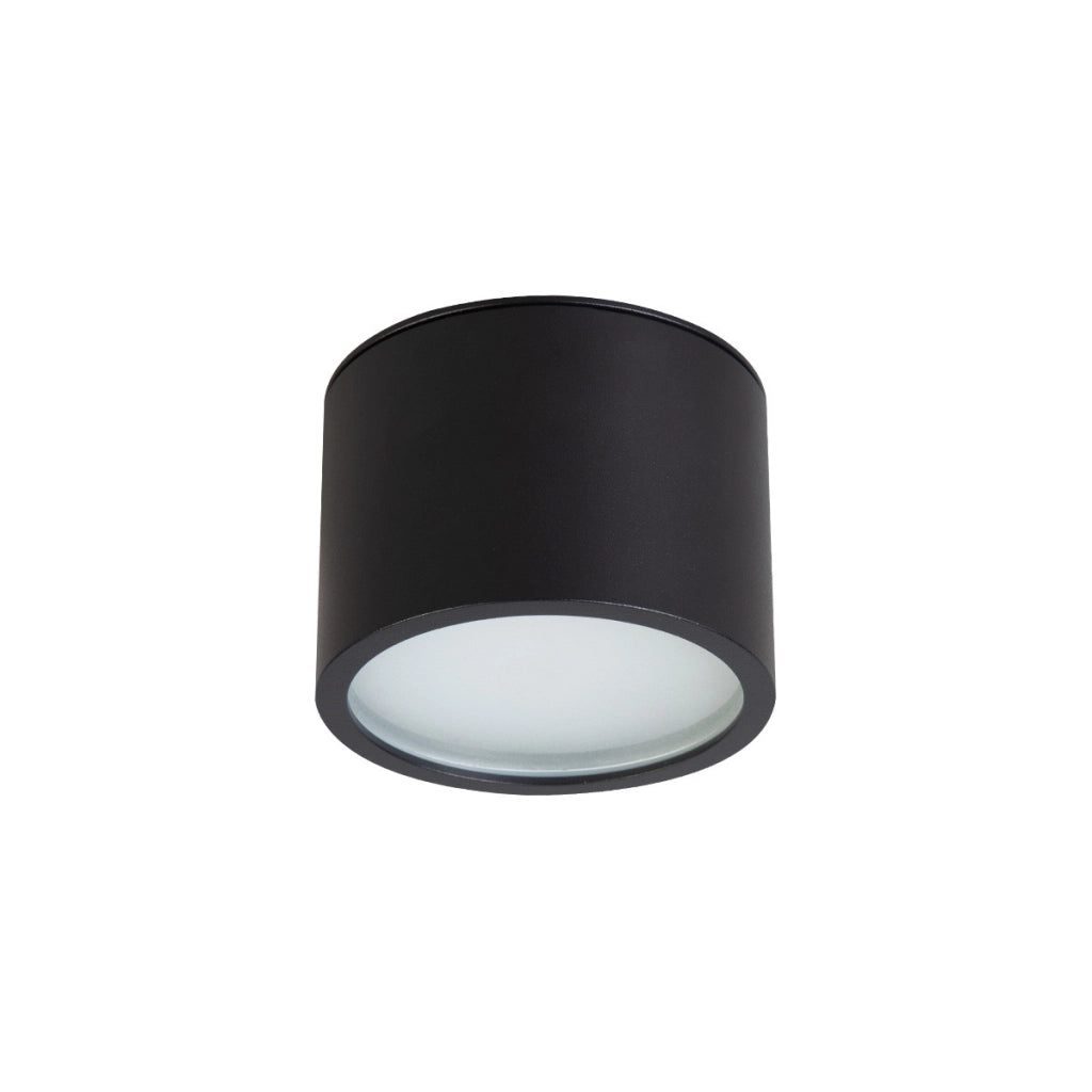 Spot soffitto moderno nero Ø8,2cm IP65 GX53 Kendal