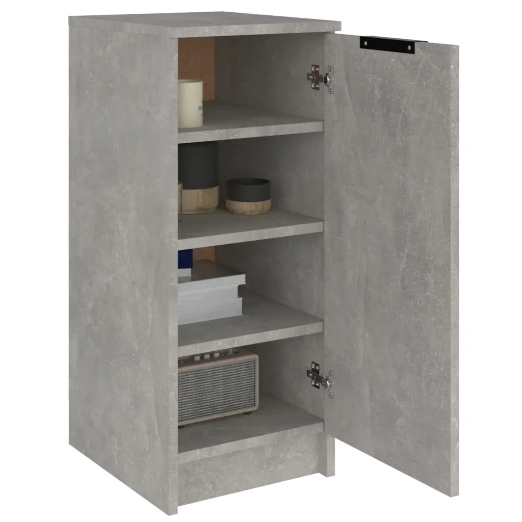 Scarpiera Grigio Cemento 30x35x70 cm in Legno Multistrato 811416