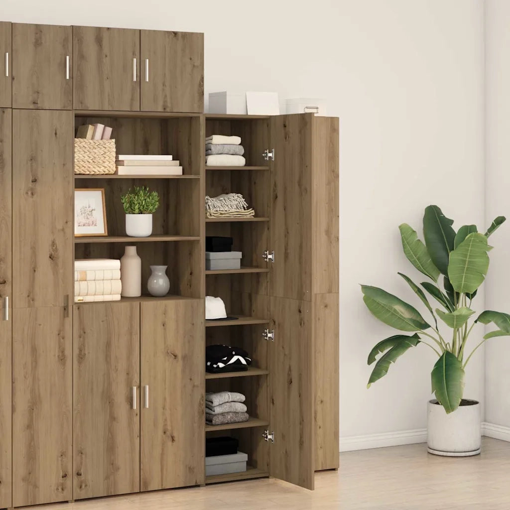 Credenza | Madia | Buffet da pranzo | Armadio da pranzo Rovere artigianale 40 x 42,5 x 185 cm