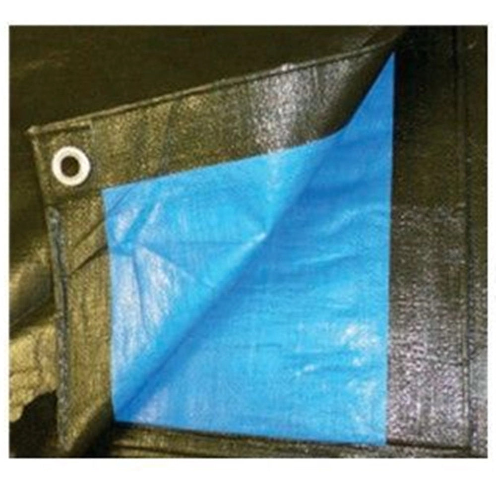 Trade Shop - Telone Rafia 100gr Copertura Per Piscina 4x4mt Impermeabile Resistente Occhielli 401785 -